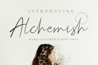 Alchemish Script: A Handwritten Font for Modern Editorial Design