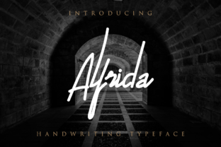 Alfrida: A Charming Script Font for Editorial Design