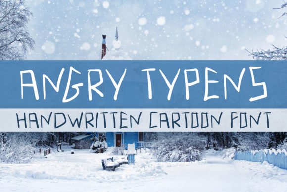 Angry Typens: A Bold Handwritten Font for Creative Projects