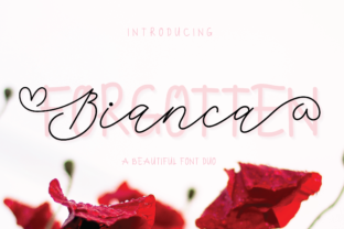 Bianca Forgotten Duo: A Modern Script Typeface for Web Design