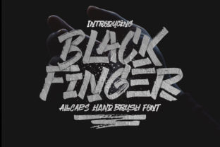Black Finger: A Handwritten Font for Creative Craft Projects