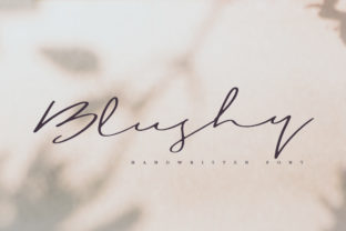 Blushy: A Handwritten Font for Modern Web Design