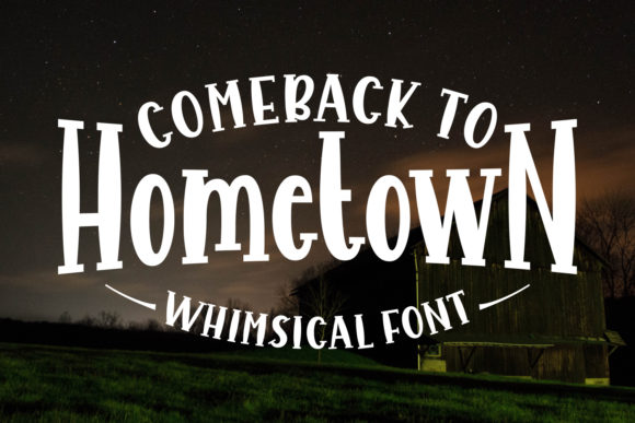 Bring Warmth to Your Crafts with the Comeback to Hometown Typeface