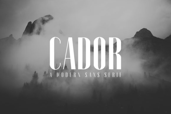 Cador: The Elegant Sans Serif Typeface for Modern Editorial Design