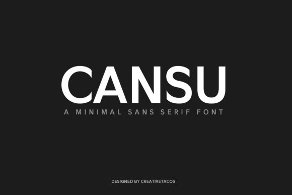 Cansu Family: A Minimal Rounded Sans Serif for Modern Branding