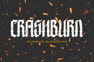 Crashburn: The Bold Blackletter Typeface for Vintage Branding