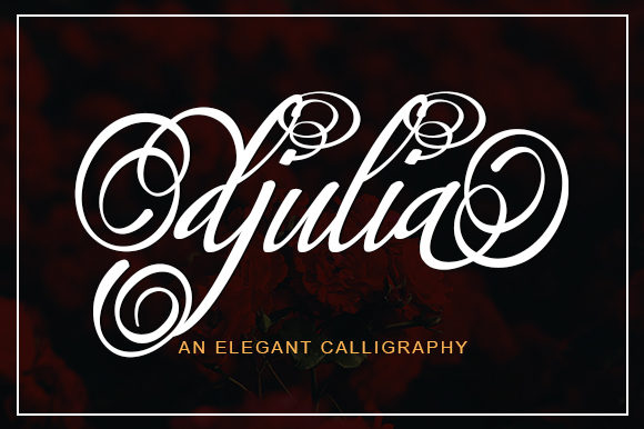 Djulia Script Font for Elegant Design Projects