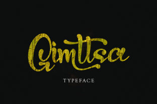 Gimttsa: A Playful Script Font for Creative Makers