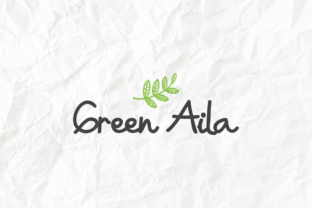 Green Aila: A Whimsical Font for Joyful Branding