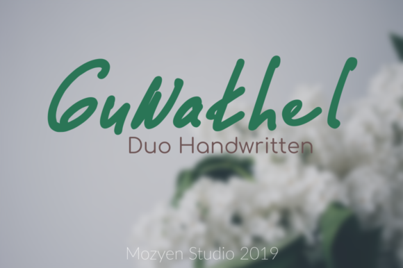 Guwathel: A Handwritten Font for Creative Makers