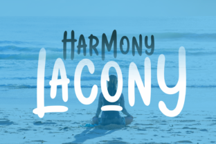 Harmony Lacony – A Light Handwritten Font for Creative Projects
