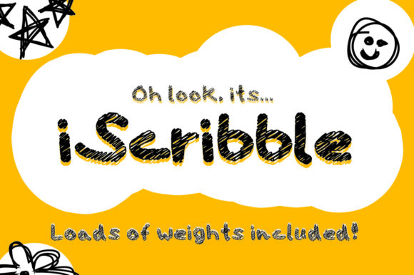 Iscribble: The Whimsical Typeface for Bold Branding
