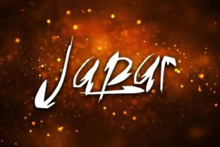 Japar: A Bold Script Font for Modern Editorial Design