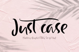 Just Case: A Light, Handwritten Font for Memorable Branding