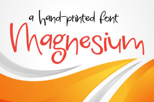 Magnesium Font: A Modern Handwritten Script