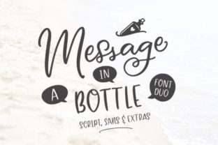 Message in a Bottle Duo for Unique Editorial Design