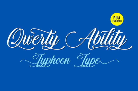 Qwerty Ability: A Bold Script Handwritten Font for Modern Design
