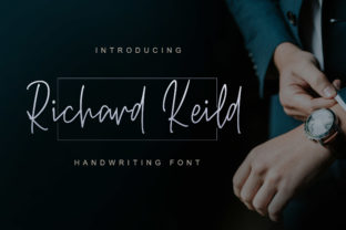 Richard Keild: The Elegant Script Handwritten Font for Editorial Design