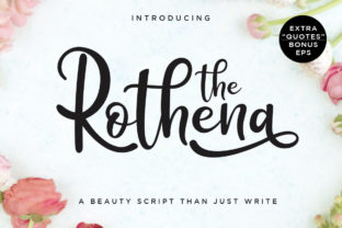 Rothena: A Premium Handwritten Font for Editorial Design