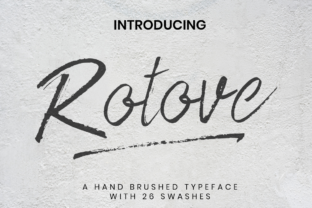 Rotove: A Handwritten Font That Elevates Your Branding