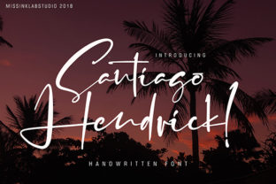Santiago Hendrick Font Adds Retro Charm to Editorial Design