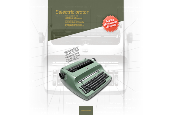 Selectric Orator Font for Vintage-Inspired Campaigns
