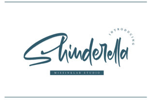 Shinderella: A Bold Script Font for Modern Web Design