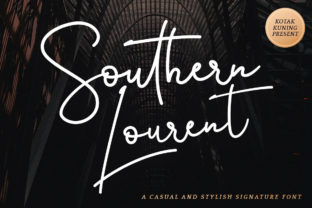 Southern Lourent: The Bold Handwritten Font with Southern Charm
