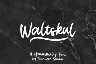 Waltskul: The Bold Handwritten Font for Authentic Branding