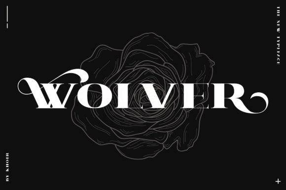 Wolver: An Elegant Serif Font with a Dark Twist for Web Design