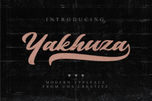 Yakhuza: A Handwritten Font for Modern Branding
